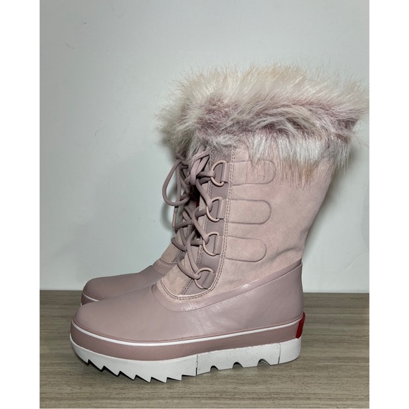 NEW Sorel Joan of Arctic Next Boots faux fur Pink Size 10 - Picture 6 of 13